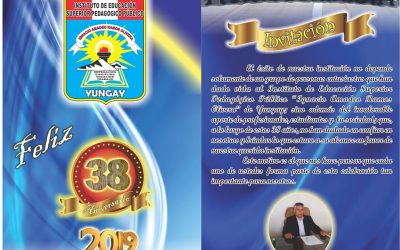 Programa general por el XXXVIII Aniversario IESPP «IARO» Yungay