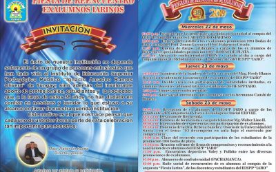 Fiesta de reencuentro ex alumnos IARINOS